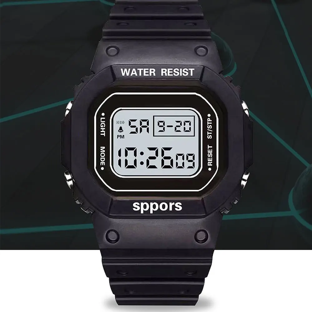 Multifunctional Children'S Electronic Watch,Swimming And Running Timer For Sports For Male Primary And Secondary School Students