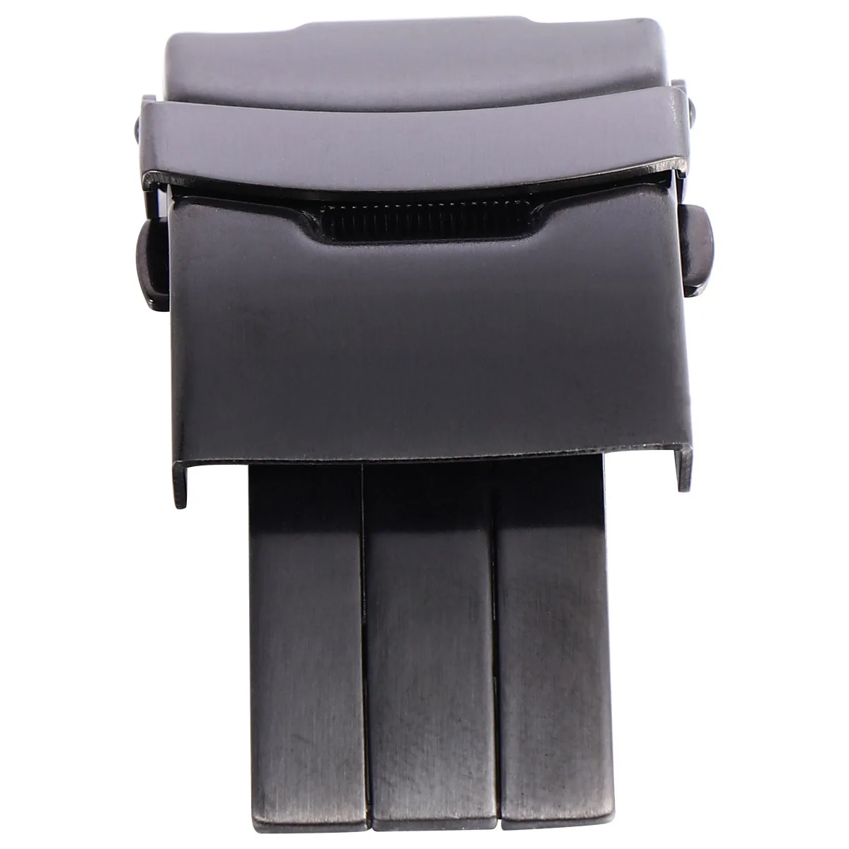 

1Pcs 22mm Stainless Steel Watch Band Clasp Durable Simple Style Sturdy Buckle Luxury Watch Accessories Black Watchband Clasp