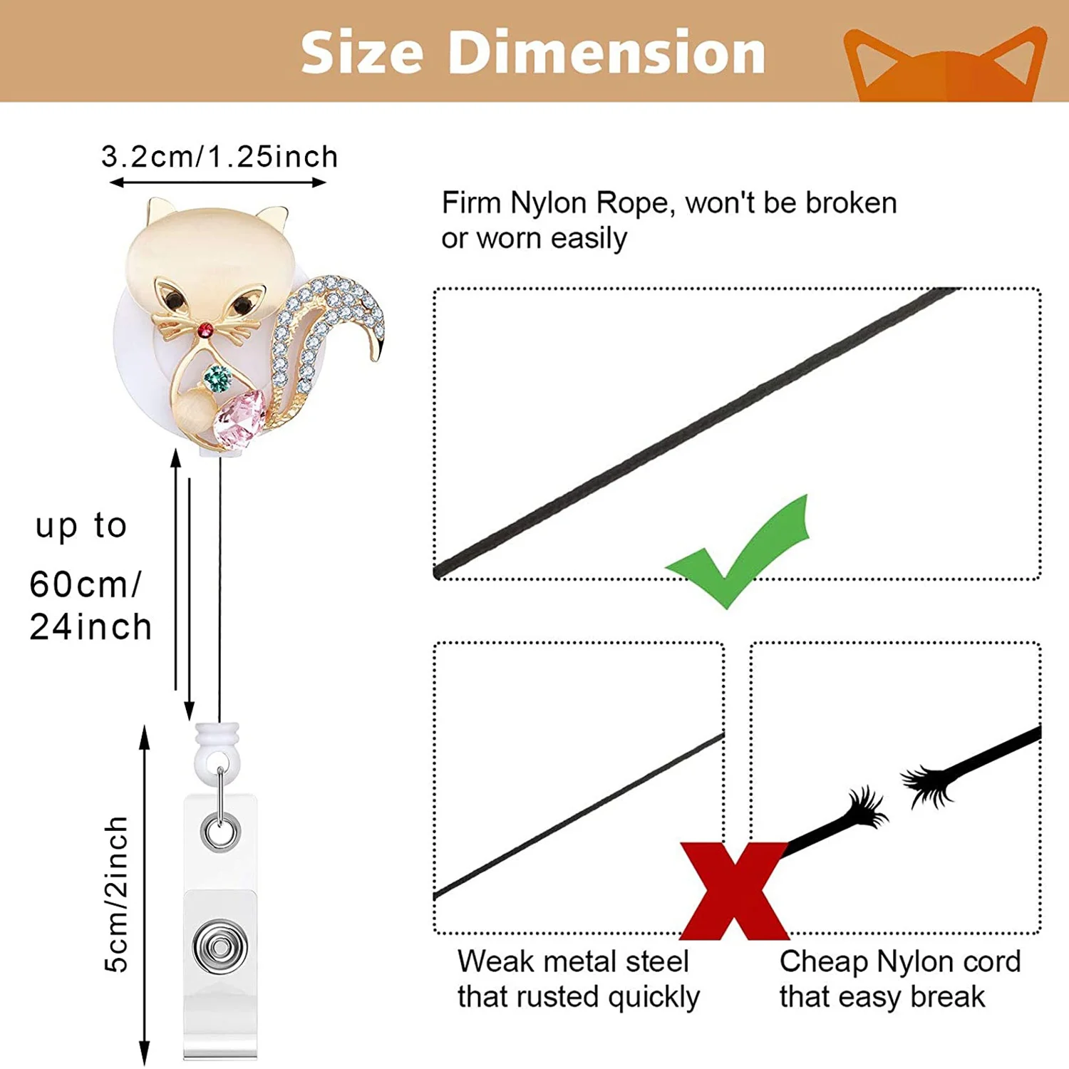 3ชิ้นที่ยึดป้ายป้ายหดเก็บได้รูปนกฮูกพร้อมคลิปหนีบจระเข้คลิปป้ายชื่อบัตรแบบคลิปสำหรับเป็นอาสาสมัคร