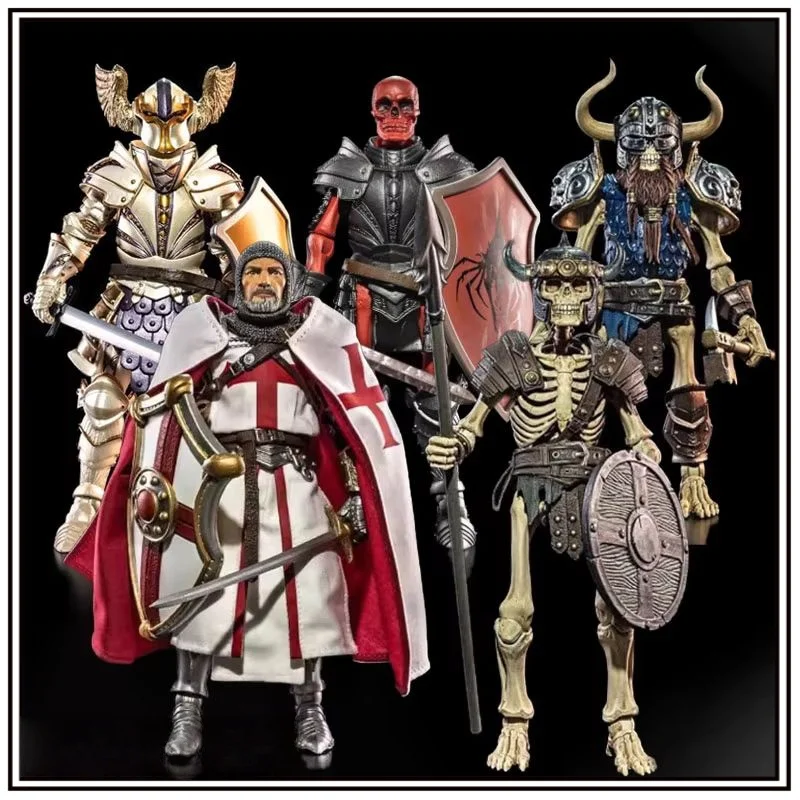 In Stock Four Horsemen Mythical 7inch Legion All-Stars 6 Large Axe Red Skull Shadow Orc Action Figure Collectible Model Toys