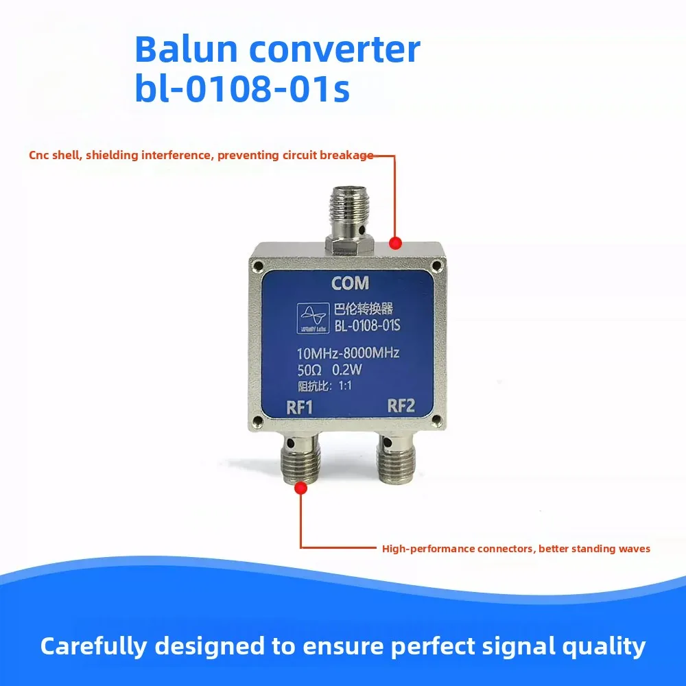 8GHz 1:1 1:2 Balun Transformer, Single-Ended to Differential RF Module for Communication