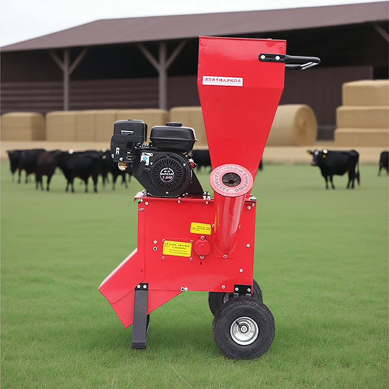 เครื่องบดไม้จากโรงงานขายตรง เครื่องย่อยกิ่งไม้สำหรับขายในสวน จัดส่งรวดเร็ว เครื่องบดกิ่งไม้