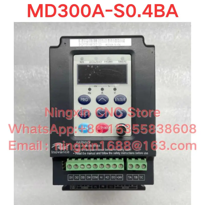 

Second-hand MD300A-S0.4BA Inverter Tested OK MD300AS04BA