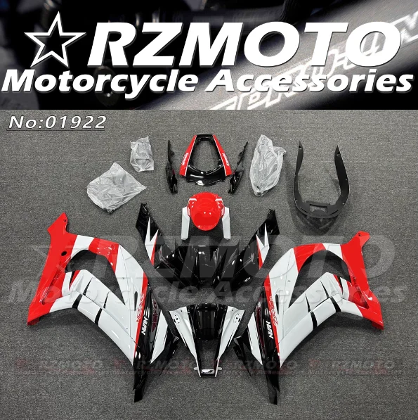 4Gifts New ABS Motorcycle Whole Fairings Kit Fit For KAWASAKI ZX-10R 2011 2012 2013 2014 2015 Bodywork Set Custom Red White