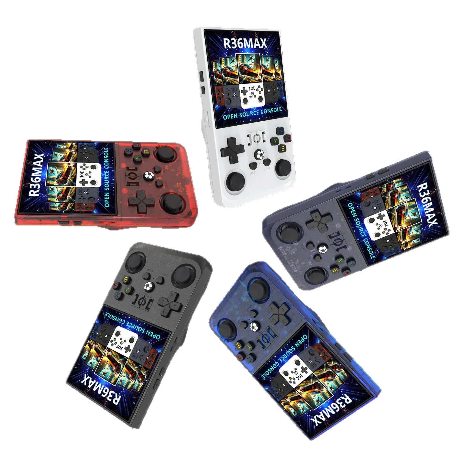 New R36max Open-Source Handheld Game Console with 4.0-Inch High-Definition Color Screen Arcade PSP Retro Game Console