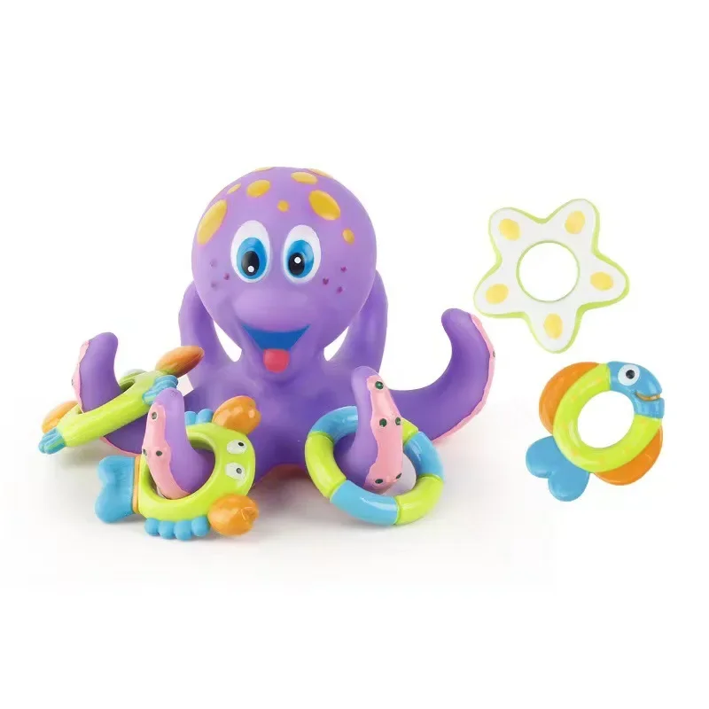 

Children's Octopus Bath Toys Kids Summer Pool Interactive Beach Swimming Play Water Games Educational For Baby Toddlers