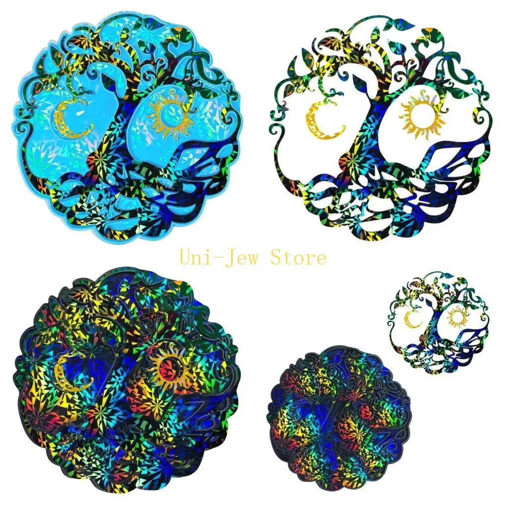 40GB Life Tree Figurine Mold DIY Epoxy Resin DIY Crafts Holographics Mold Round Mould