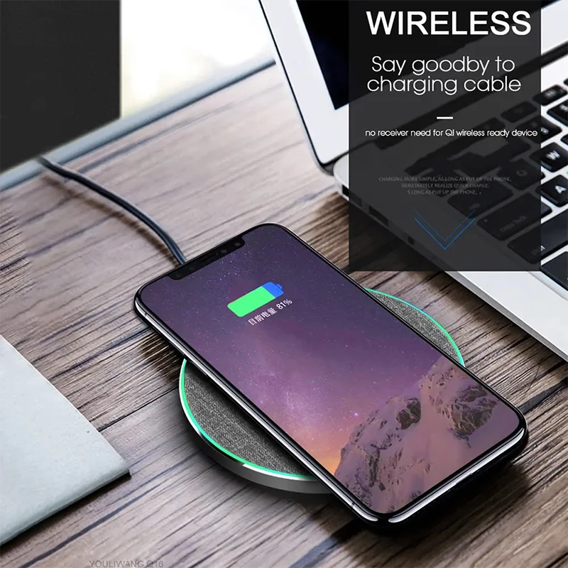 Xiaomi MIJIA Wireless Charger Pad Stand Mobile Phone Chargers Fast Charging Dock Station For iPhone huawei Samsung 2025New