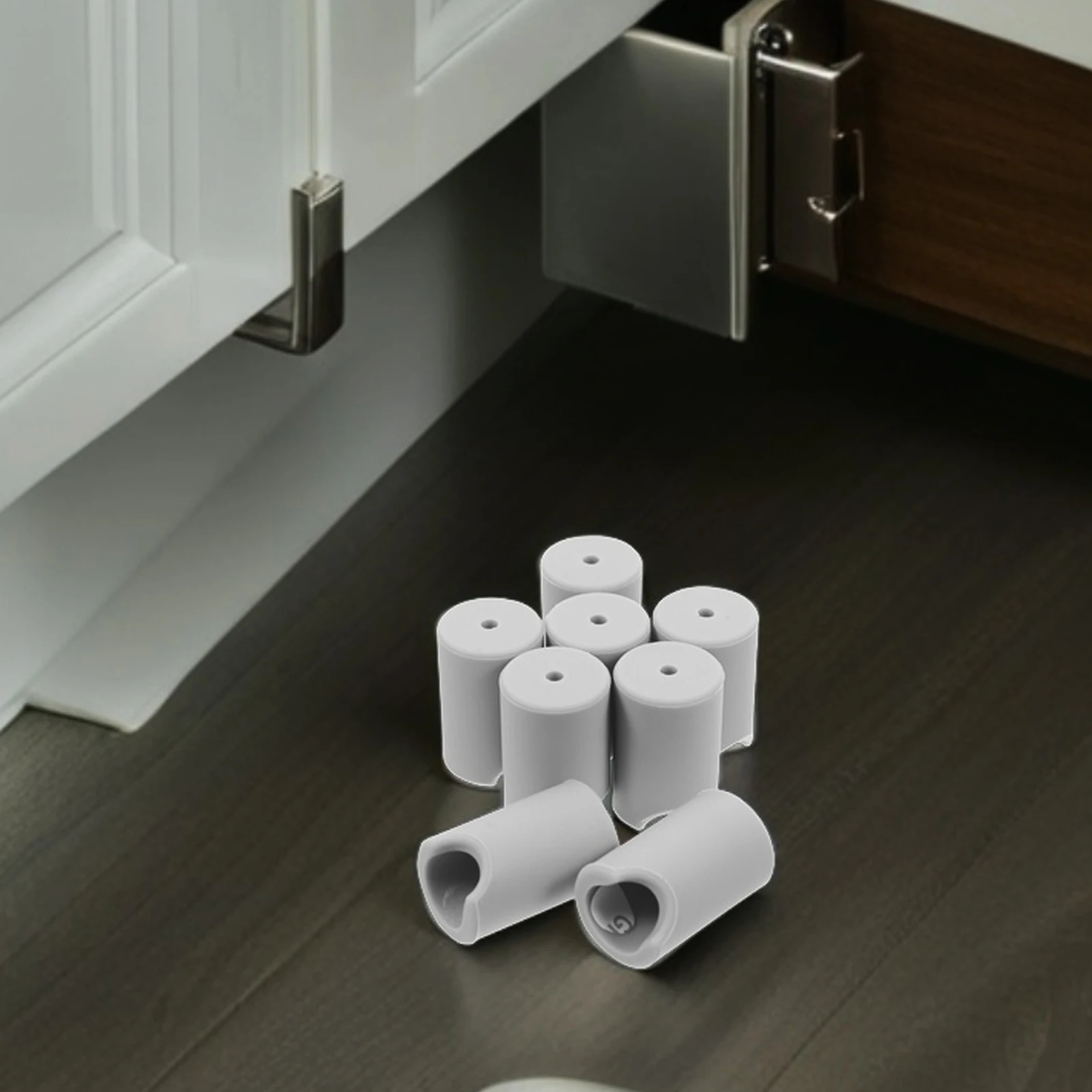 

8pcs Silicone Corner Protectors Baby Safety Guards Wardrobe Cabinet Handle Edge Bumpers Furniture Anti-Collision Covers For