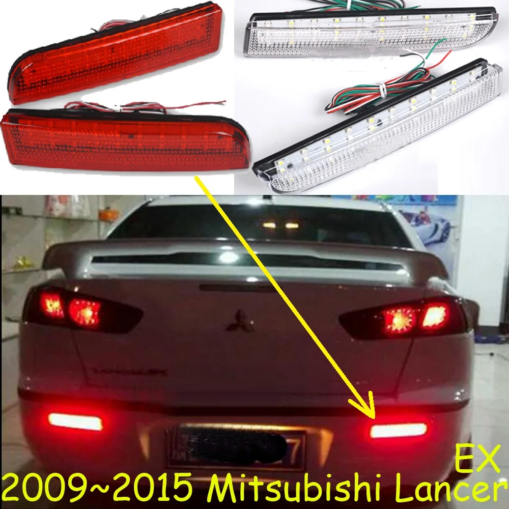 

car bumper tail light for Mitsubishi Lancer taillight Brake 2008~2015y LED car accessories Taillamp Lancer rear light fog