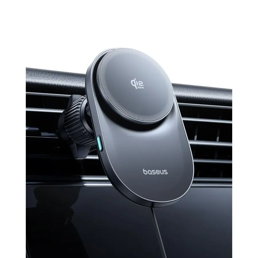 

Qi2.2 Certified 25W for MagSafe Car Mount Charger, UltraThin Fast Charging Wireless Charger Car Phone Holder, 360 Rotatable Magn