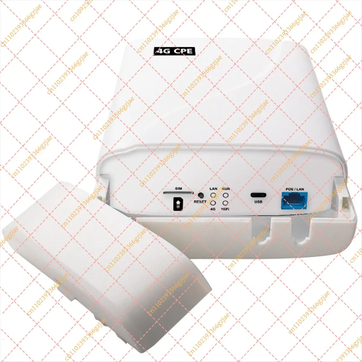 Persevering- Waterproof Outdoor 4G CPE Wifi Router 300Mbps Wireless to Wired 4G Wireless Router Wifi Repeater POE Power US Plug