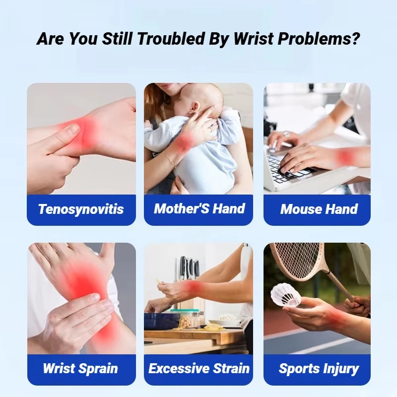 Adjustable Ultra Thin Wrist Strap Sprains Pain Relief Breathable Support For Gym Exercise Arthritis Tendonitis Carpal Tunnel