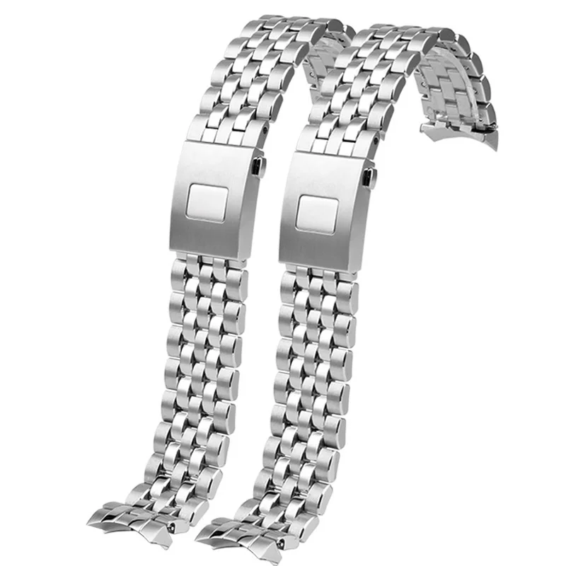 ل IWC الطيار حزام ساعة اليد 20 مللي متر 21 مللي متر مارك السابع عشر الثامن عشر الأمير الصغير IW377714 IW377717-الفولاذ المقاوم للصدأ الدقة استبدال الفرقة