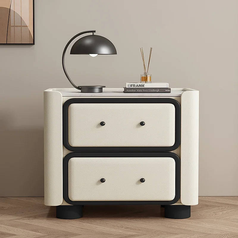 

Minimalist White Small Nightstand Modern Wood Italian Nordic Nightstand Storage Apartment Mesa De Noche Furniture For Bedroom