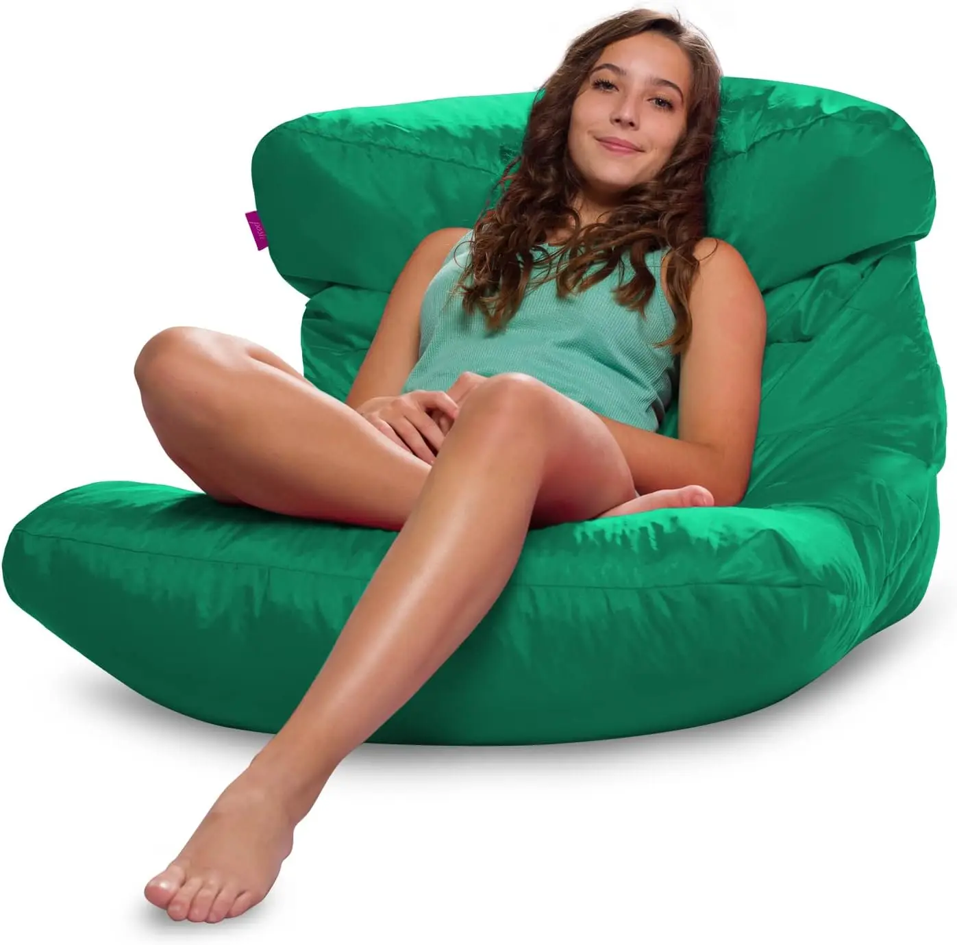 

Удобное кресло-мешок из микрофибры для игр, чтения и просмотра телевизора с легкоочищаемой тканью