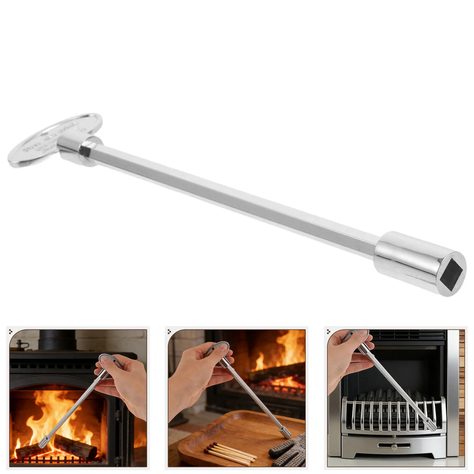 Gas Valve Key for Fireplaces Gas Meter Box Key Fits 14 and 516 Outdoor Fire Pits Home Emergency Use Valve Keys