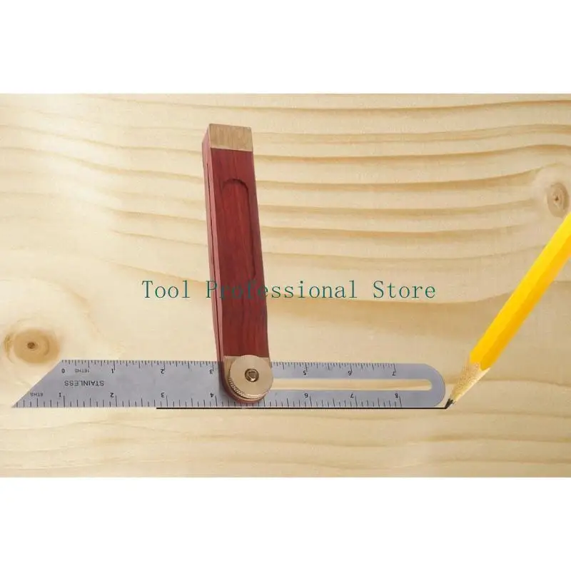 57QF 2Pcs Angles Protractors T Bevel Angles Finders with Handle Sliding T Bevel Gauges for Carpenter Accessories