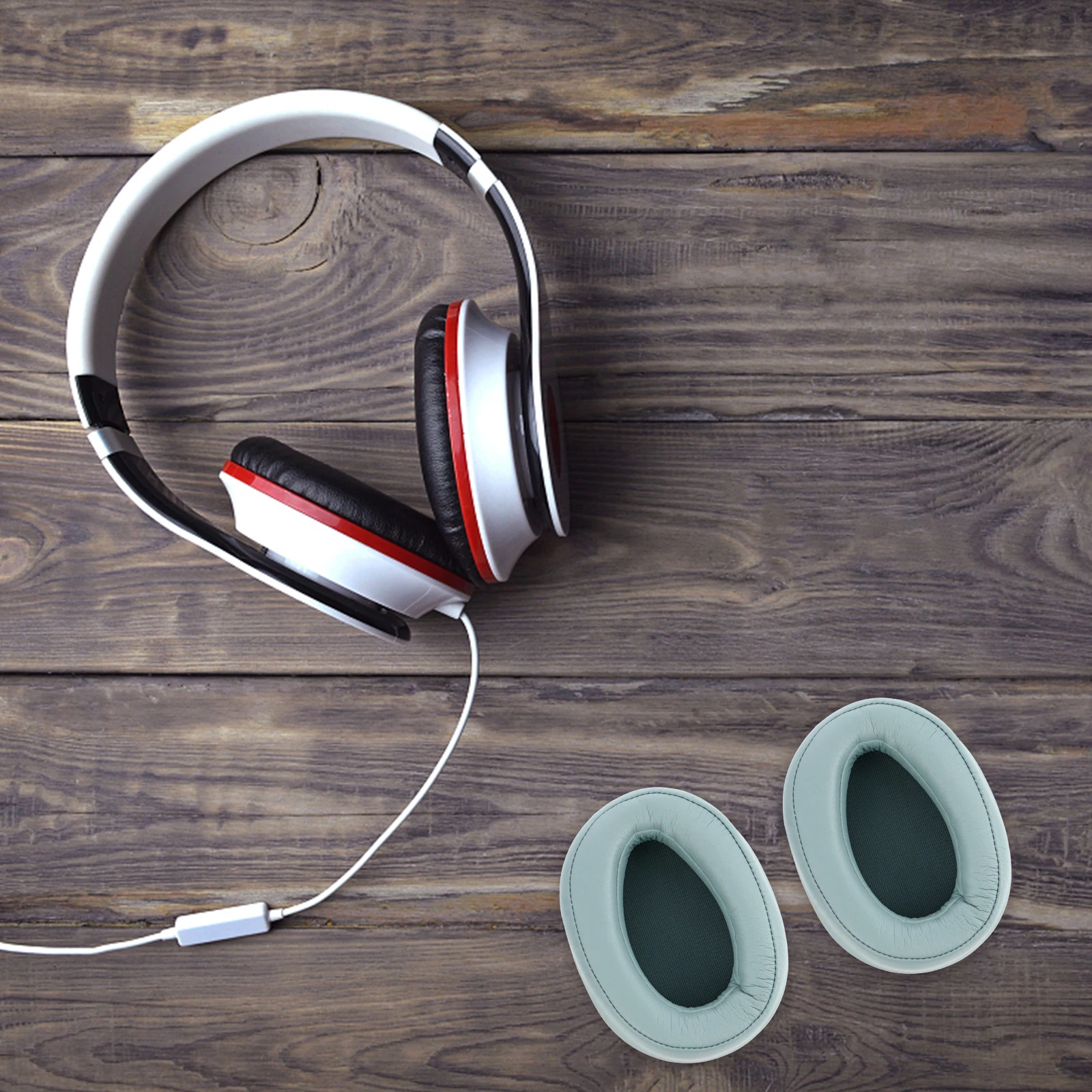 

1 Pair Noise Isolation Earpads Premium Sponge Headset Cushion Replacement Comfortable All-Day Earphones Ear Cushions Headphones
