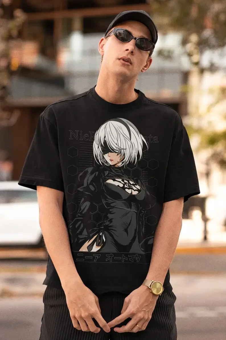 2B Sexy Nier Shirt, Nier Shirt, Anime tshirt