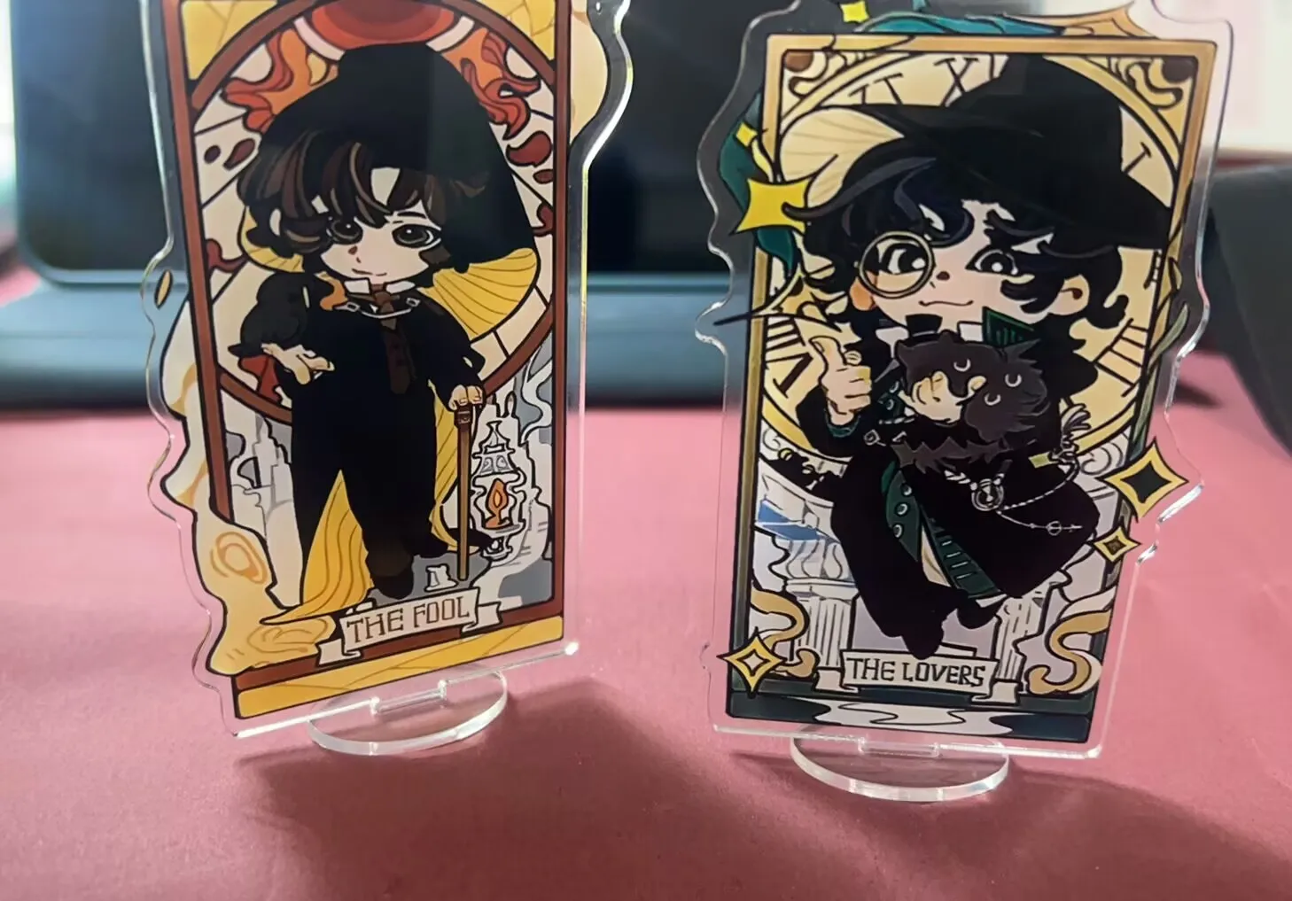 Мечтательные предметы Idol Yuewen: серия «Таинственный лорд» Oracle, акриловые периферийные украшения и стоячие знаки «Fool»