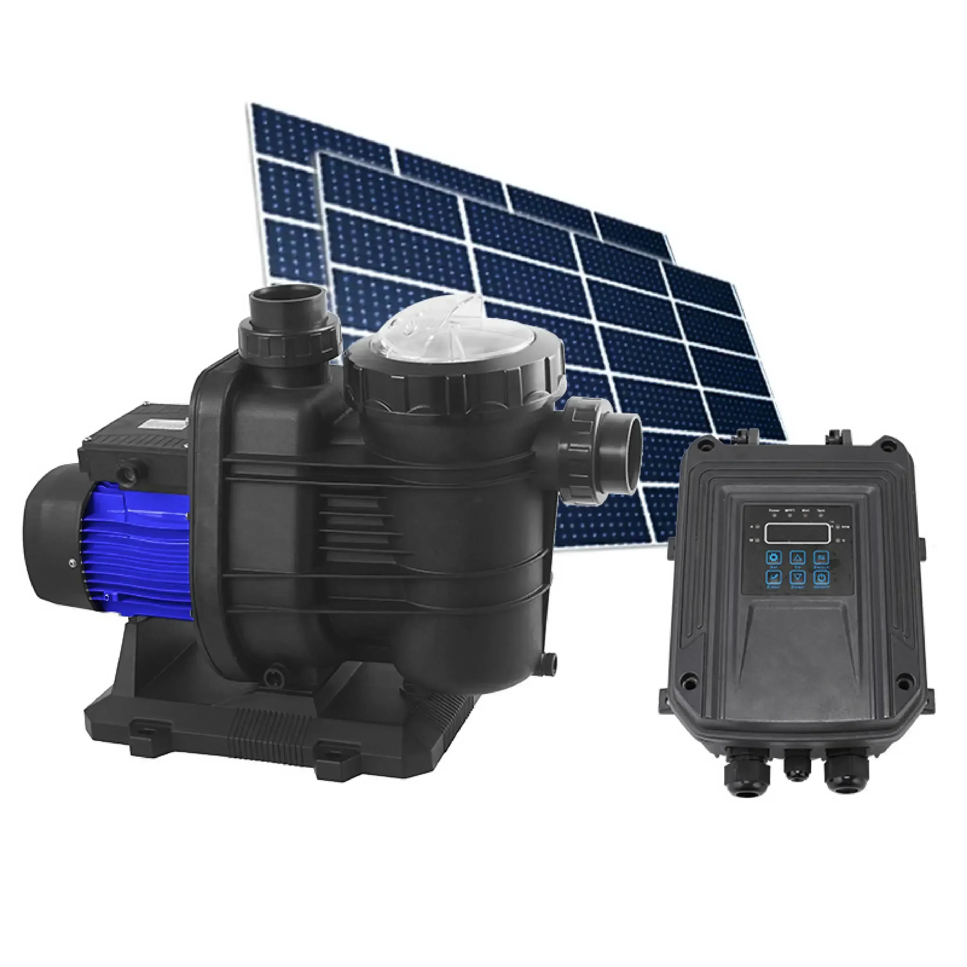 high flow solar panel system for pool pump and pool water pump solar pool filter