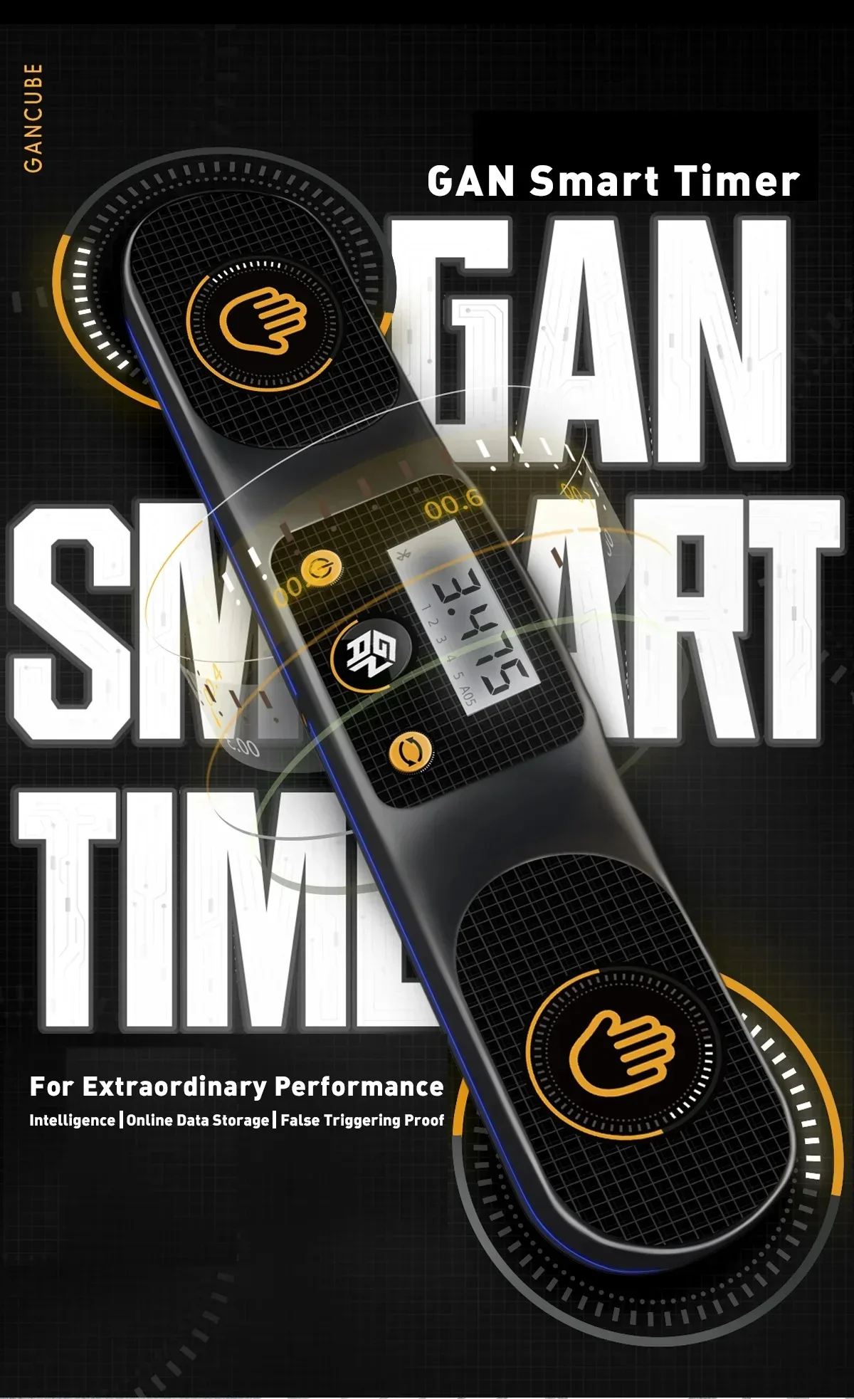 [Picube] GAN Smart Cube Timer Bluetooth Precision Timer Professional Training Accessory Cubo Magico Collectible Gift For Cubers