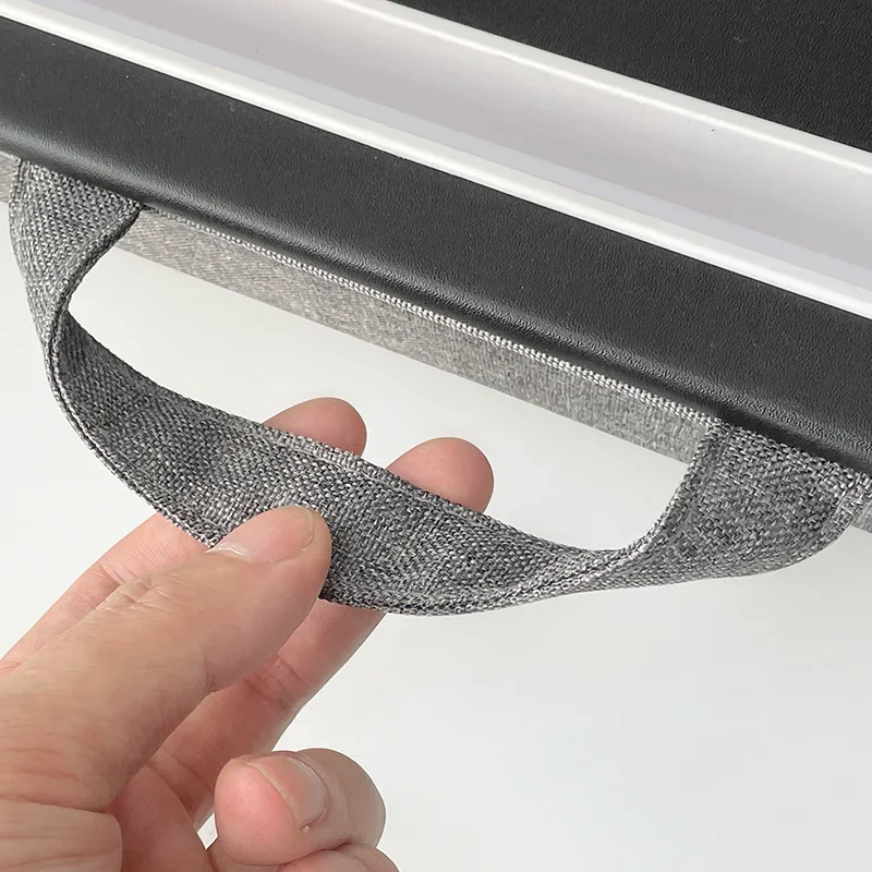 MUMUCC Adjustable Height Computer Desk Compact and Portable with Cushioned Surface for Comfortable Use  Laptop Desk