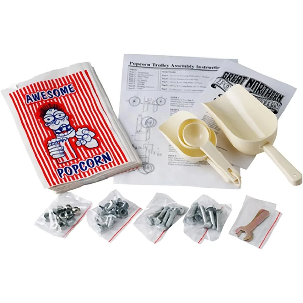 Popcorn Machine, 8 Oz. Warmer Light Alloy Steel Black Floral Ounce Foundation Movie Theater Style Popcorn Machine Top