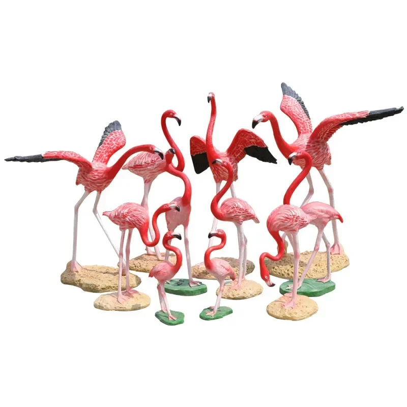 

Simulation flamingo ornament fiberglass animal sculpture outdoor garden landscape wedding shooting props garden decoration