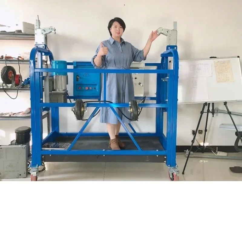 800 Power Adjustable Building Scaffolding Lifting Platform Suspended Hanging Gondola Cradle for Construction Safety Equipment
