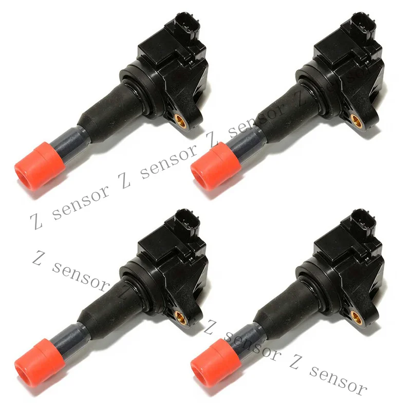 Z+ 4pcs Ignition Coil CM11-110 30520-PWC-S01 For 2007-2008 Honda Fit 1.5L