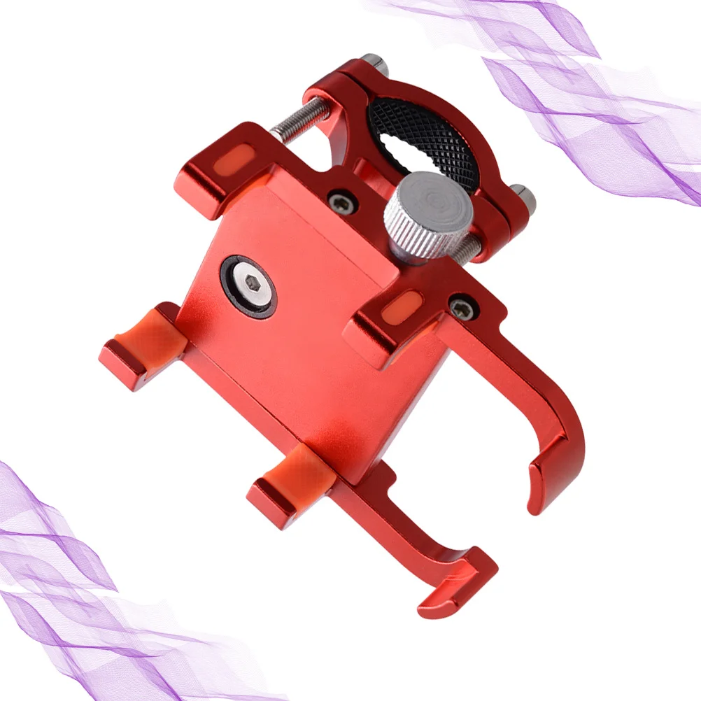 حامل هاتف دراجة نارية سبائك الألومنيوم 360 تدوير الدراجة جبل ستة مخلب المحمول قوس العالمي دعم السيارة الداخلي #6