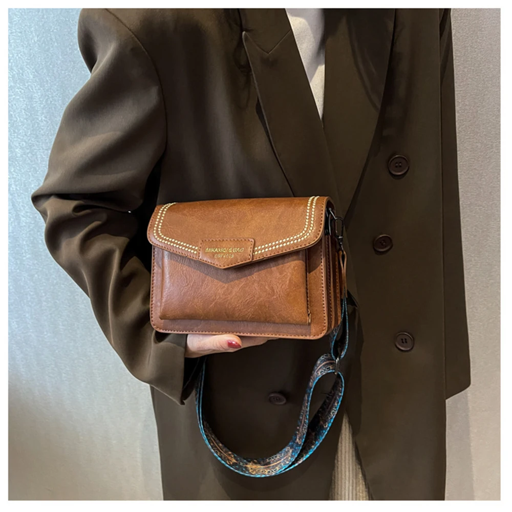 

Винтажная модная женская сумка через плечо, новая текстура, универсальная дешевая маленькая квадратная сумка, трансформируемая женская сумка через плечо