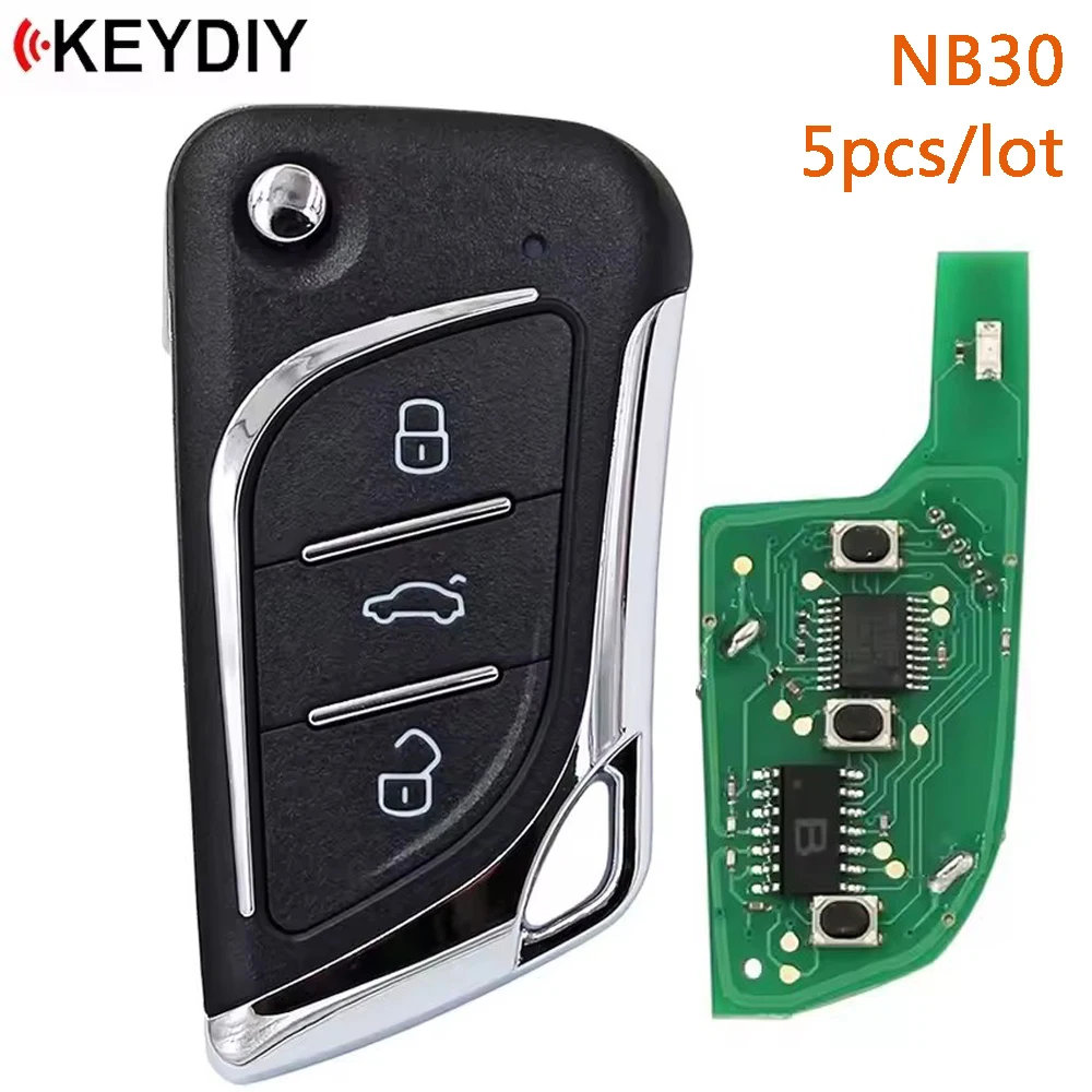 5pcs/lot KEYDIY NB30 Universal Remote Key KD Multifunction NB Series for KD900/KD-X2/URG200/Mini Programmer Tools
