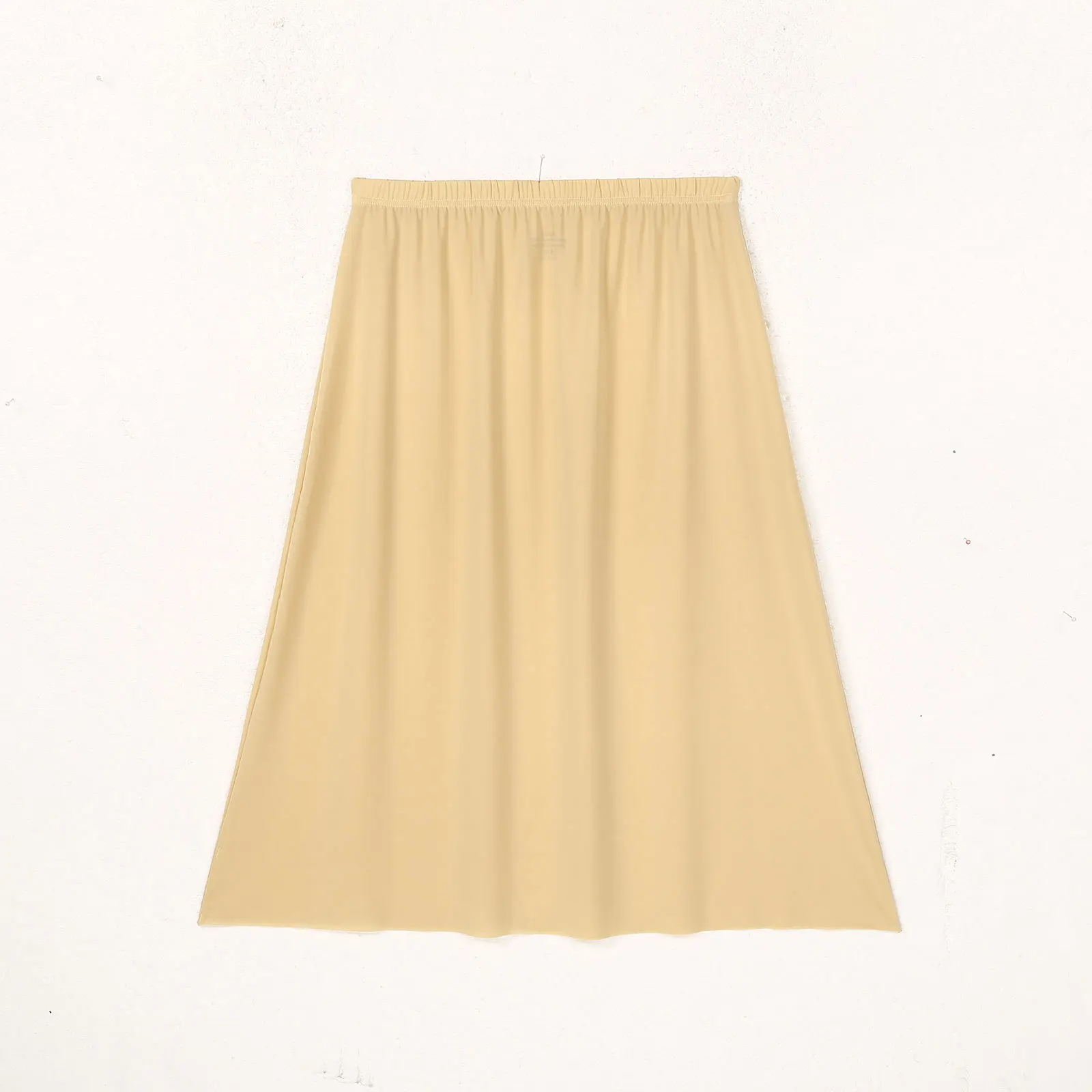 Summer Half Slips Dress Petticoat for Women High Waist Elastic anti-penetration Underskirt Seamless Anti-slip Lining Skirt