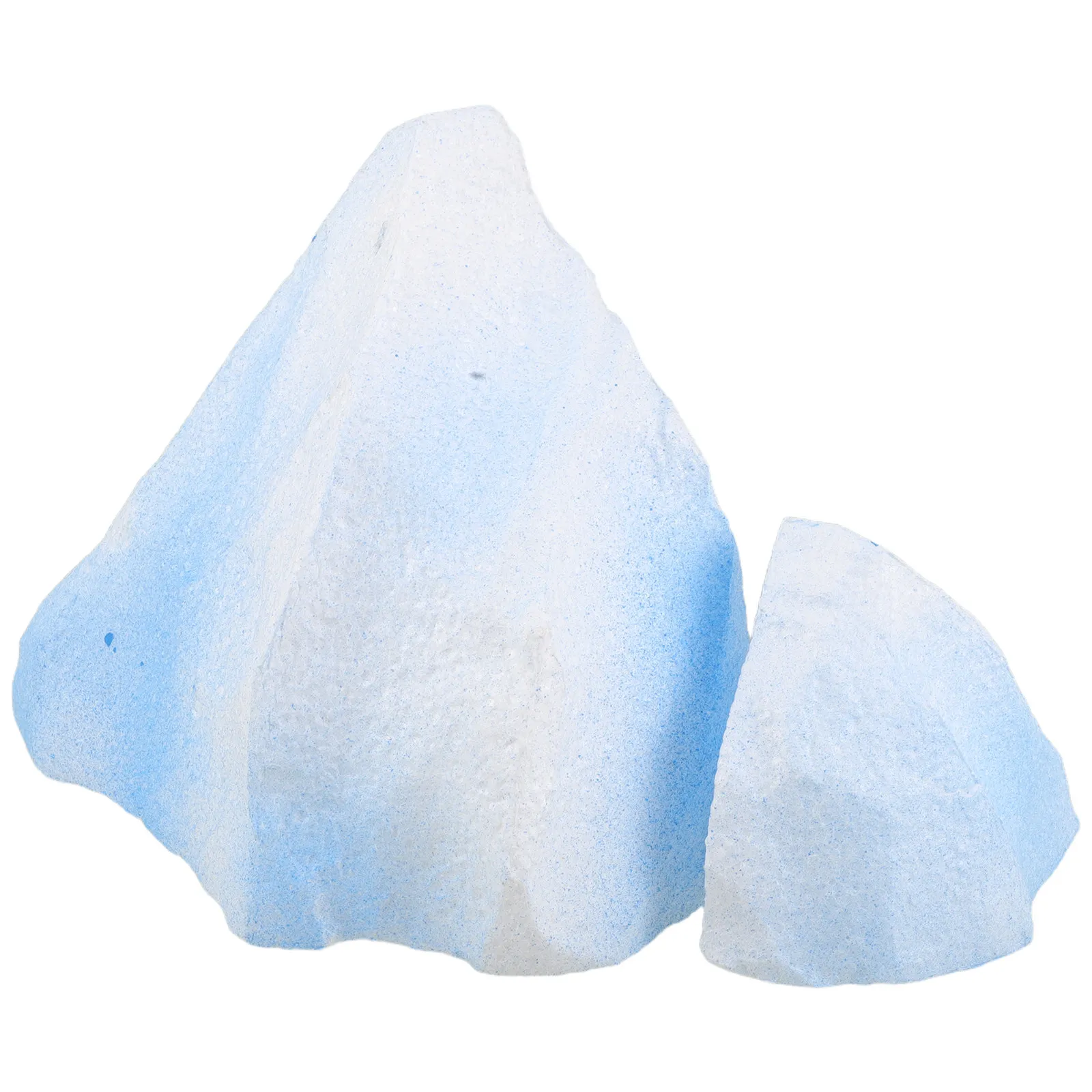 

2Pcs Simulation Iceberg Fake Ice Sculpture Foam Prop for Aquarium Decor Photo Prop Tabletop Ornament Ice Model
