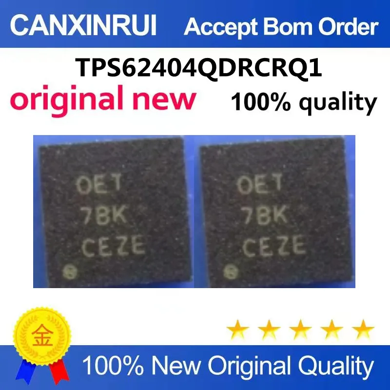 

New original TPS62404QDRCRQ1 printed OET package QFN-10 switch regulator