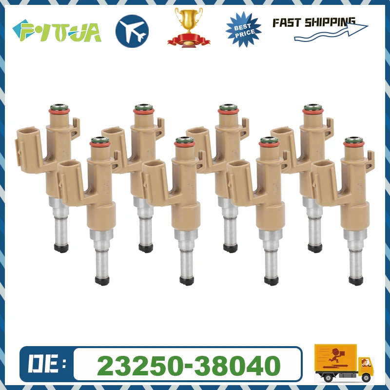 

6/8pcs Fuel injector 23250-38040 For Toyota Tundra Sequoia 5.7L V8 Injection Nozzle 23209-09150 2325038040 New