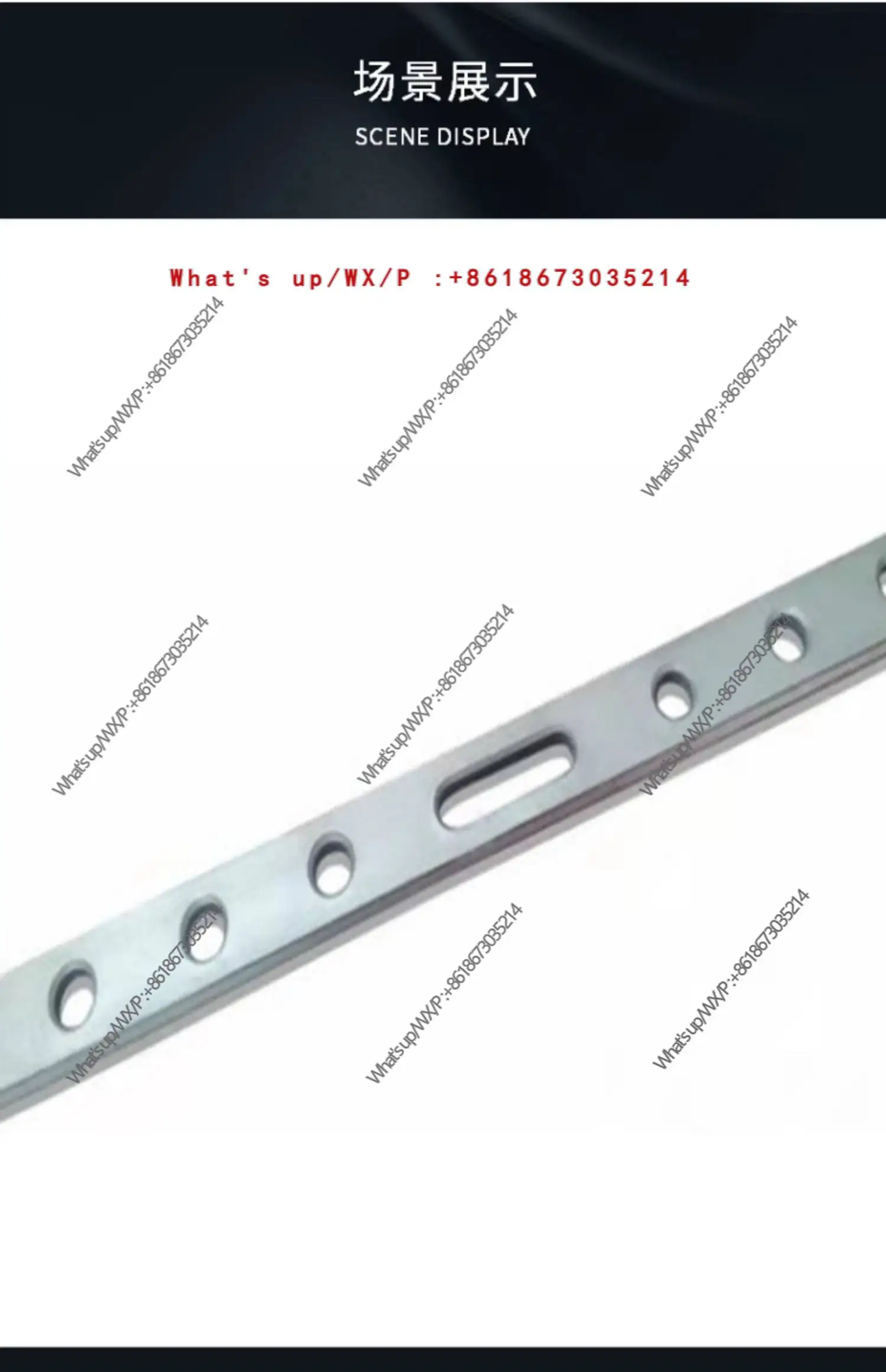 Aluminum deformation ruler High-precision ceramic tile deformation ruler Single-sided double-sided, ceramic flatness ruler