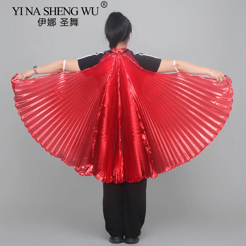 Belly Dance Wing Symphony Yarn Cloak Hand Hook Wings Adult's Dance Performance Props White Transparent Color Hanging Neck Wings