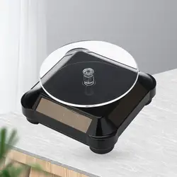 Solar Rotating Display Stand 360 Degrees Automatic Turntable for Showcase Jewelry Holder Display Counter Showcase