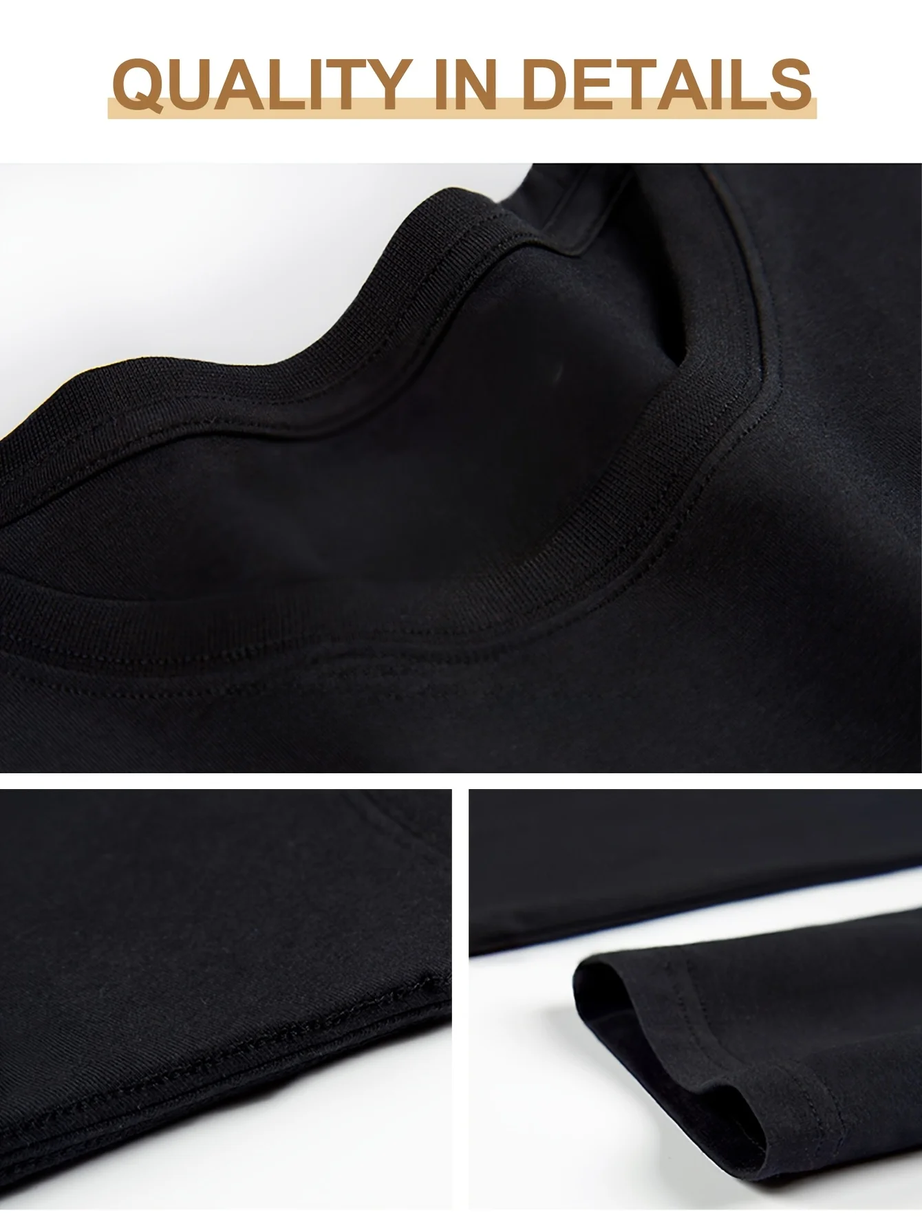 S-3XL 남성용 티셔츠 블랙 편안하고 통기성이 뛰어난 축제 선물