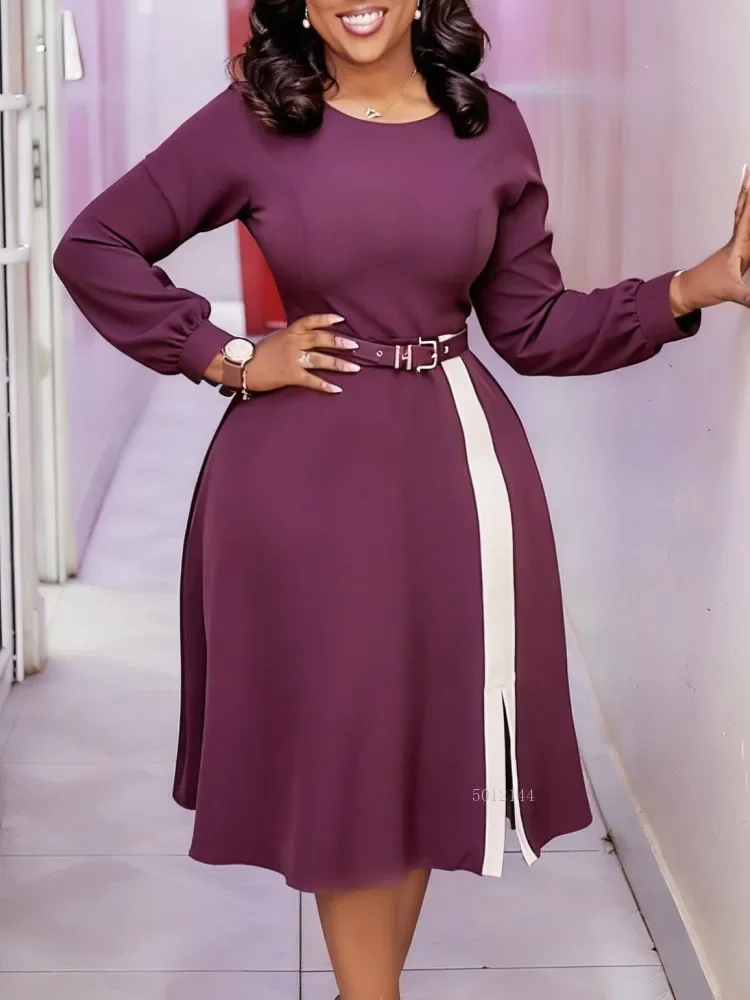 

Элегантное платье миди Дашики для женщин, традиционная африканская одежда, сказочные мечты, весна-осень, новинка 2026, женская мода