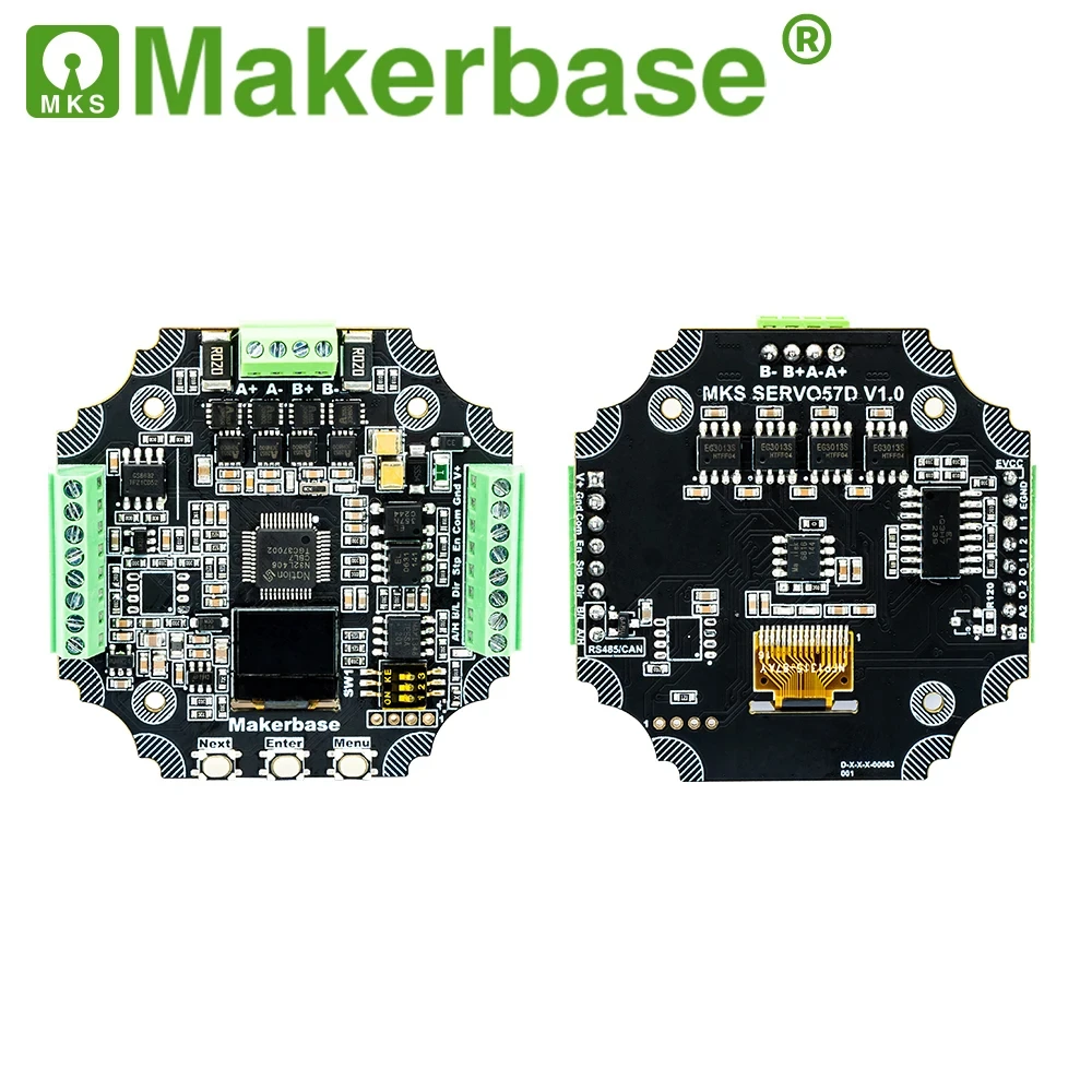 Makerbase-クローズドループステッピングモータードライバー、mks servo57d、pcba、Nema23、gen_l Smartphone、静音、効率的な3Dプリンター