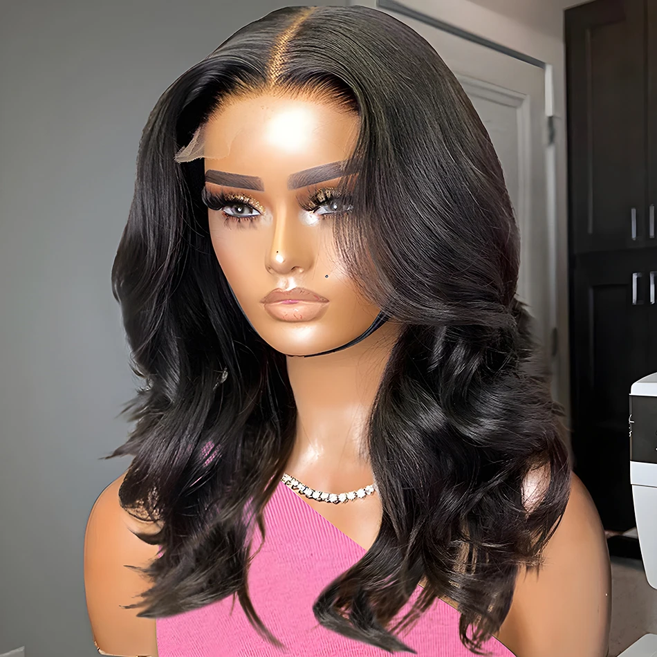 Melodie 5x5 Glueless Wig Human Hair Ready To Wear 13x4 13x6 HD Lace Frontal Transparent Body Wave Short Bob Wigs