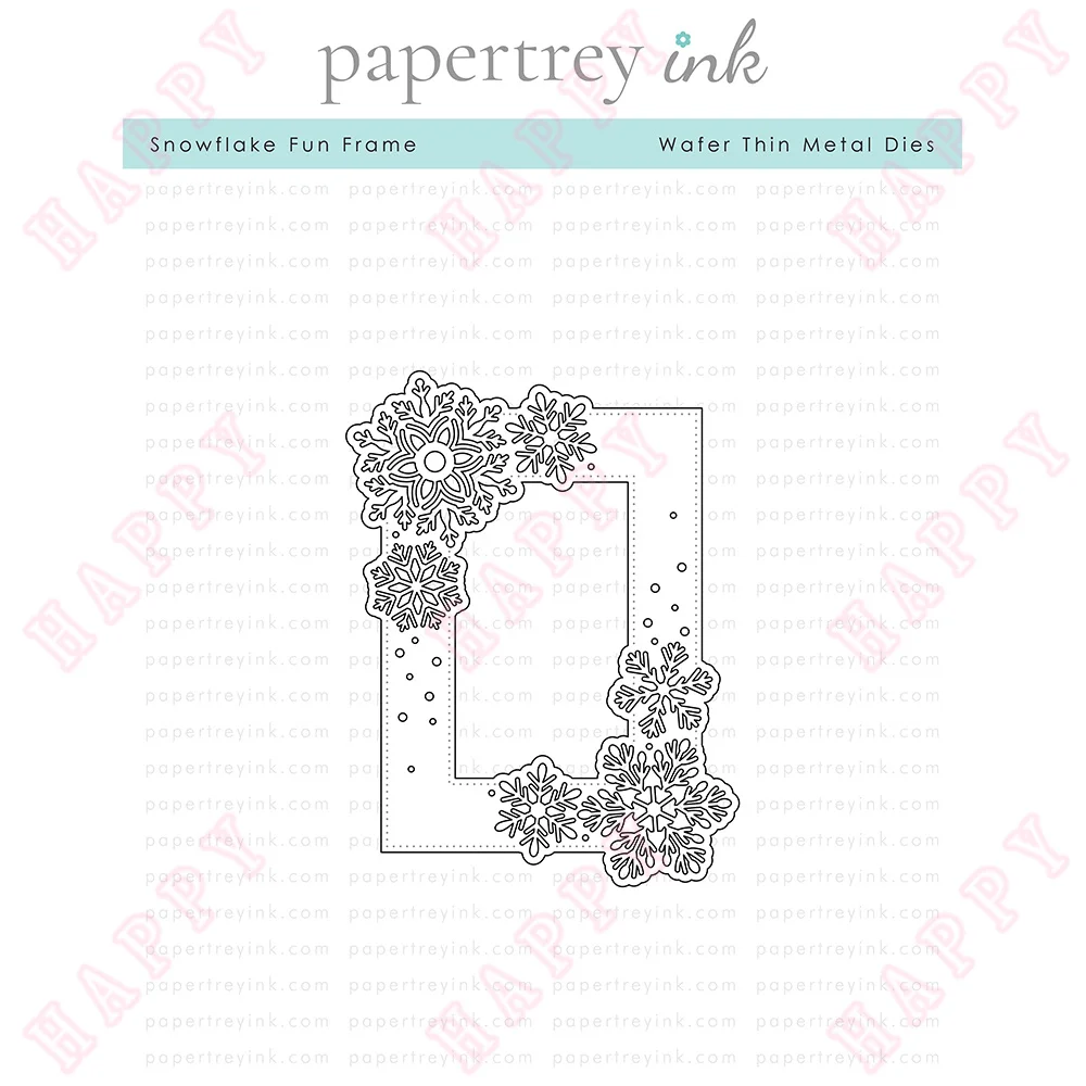 

2022 Metal Cutting Dies Snowflake Fun Frame Decoration For DIY Scrapbooking Diary Album Paper Template Card Embossing Handcraft