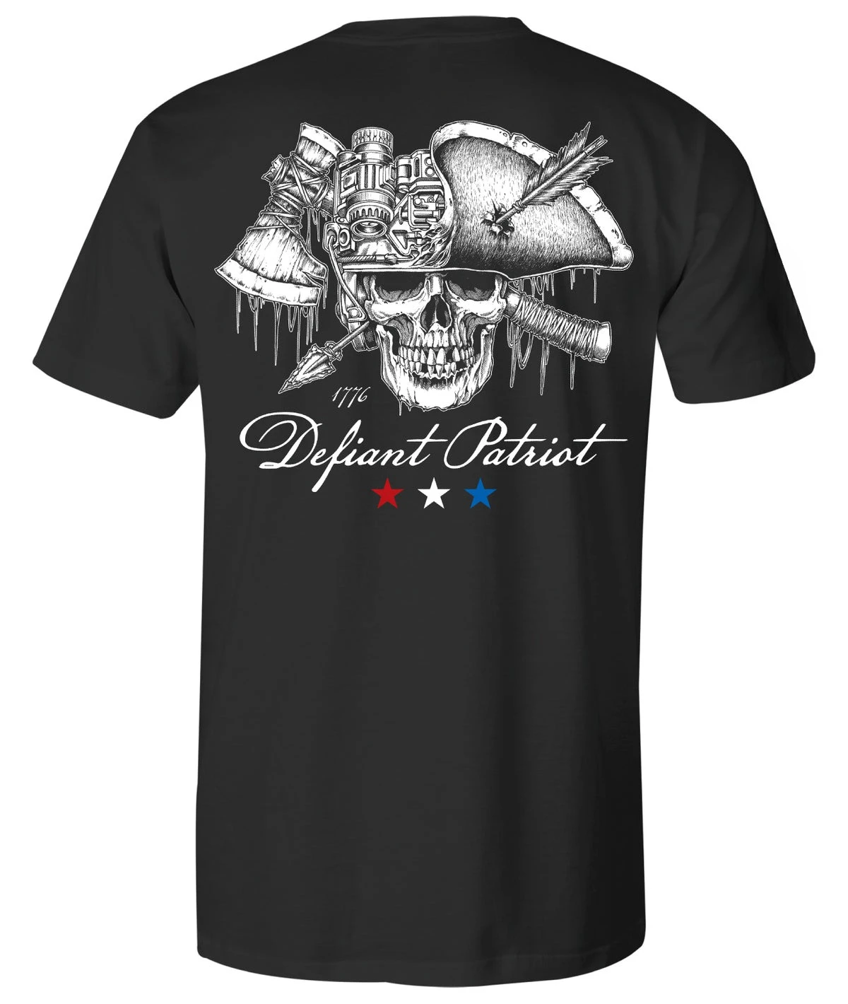 Defiant Tee Tactician Graphic Cotton Tee Printing High-end Luxury Unisex Style Both of Men and Women