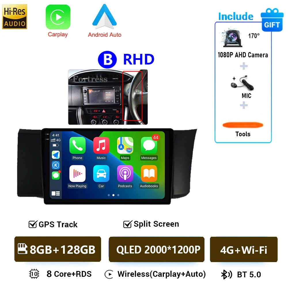 Android 16 Autoradio Voor Toyota GT86 GT 86 Subaru BRZ Scion FRS 2012 2013-2016 Multimedia Auto Stereo Video radio Carplay GPS