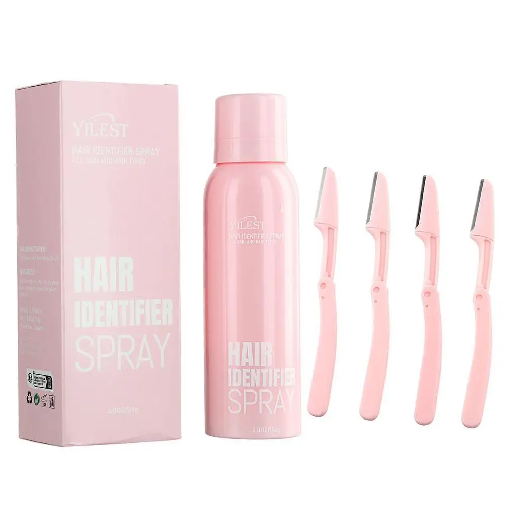 1pc Haar kennung spray Derma planing Spray Pulver für Gesichts haar, Feuchtigkeit und Hautpflege Derma planer Spray für Gesichts shav